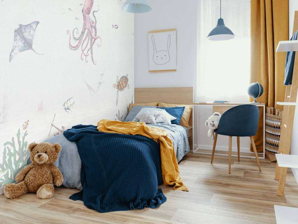 Onderwaterwereld van waterverf