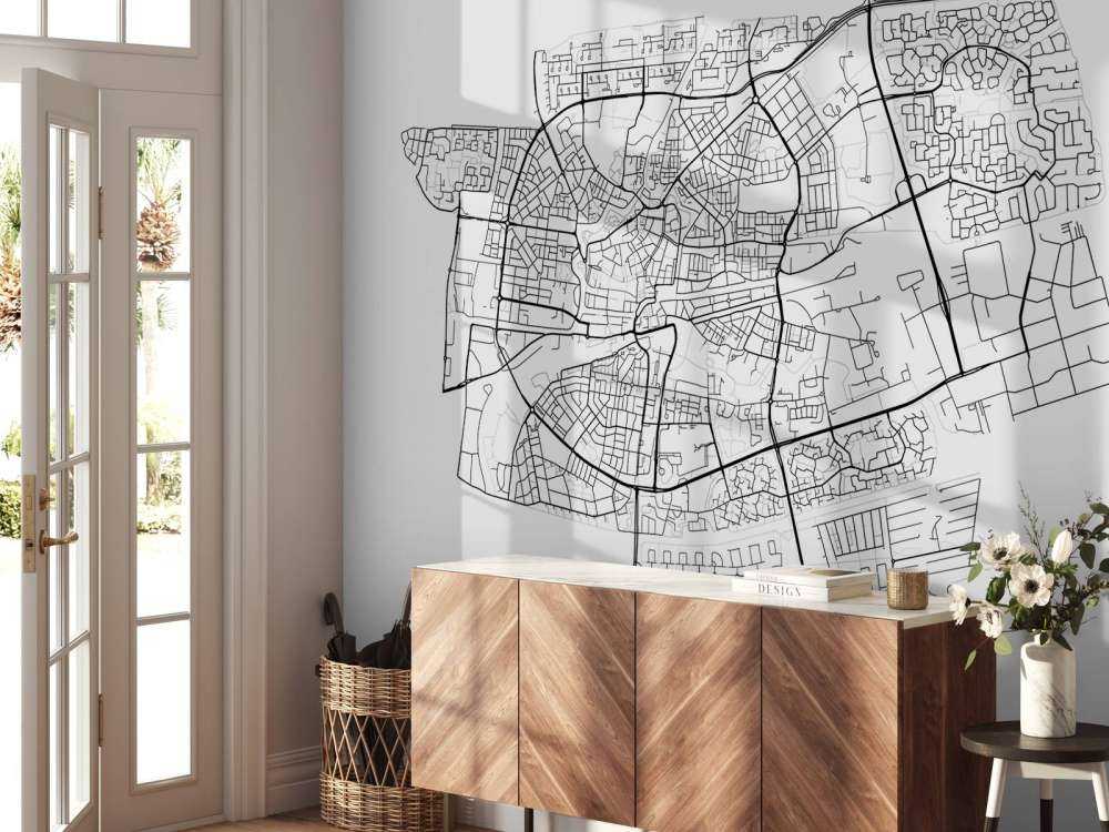 Mappa di Leeuwarden, bianco